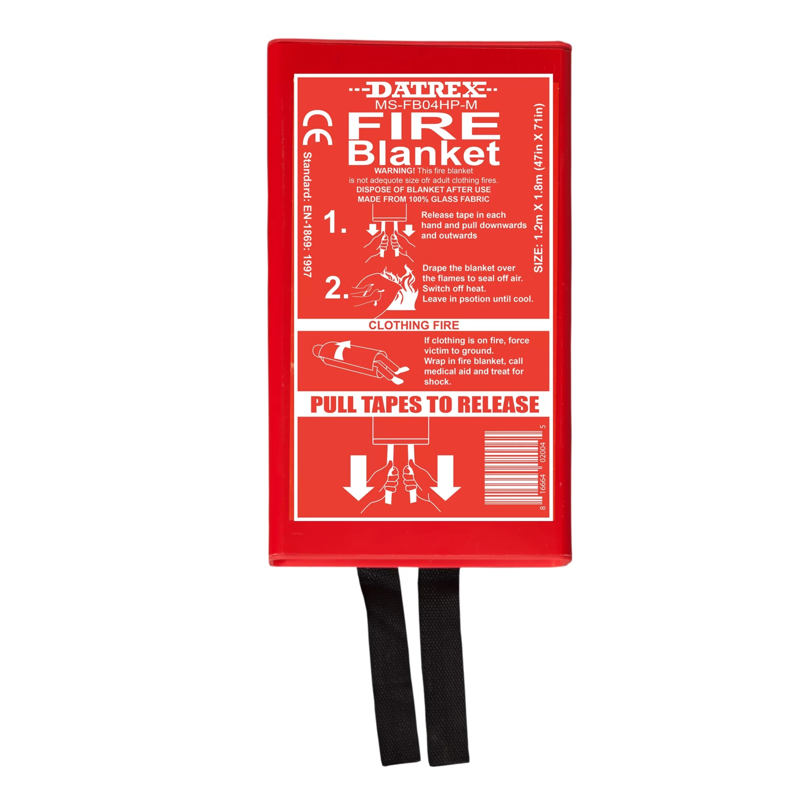 Fire Blanket - Non-Flammable Kitchen & Home Safety Fire Stopper Marvi Sons